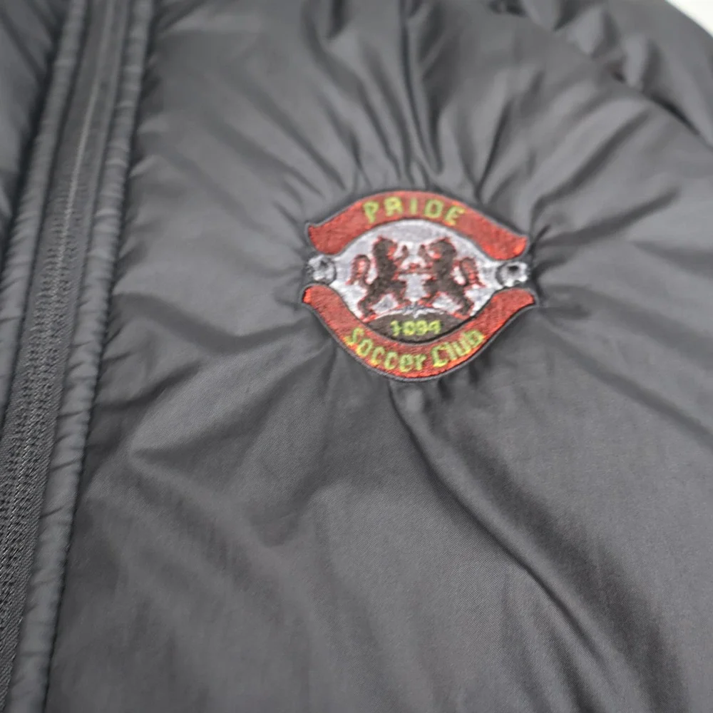 Adidas Jacket Mens Small Black Condivo 22 Winter Insulated Quilted Puffer LOGO